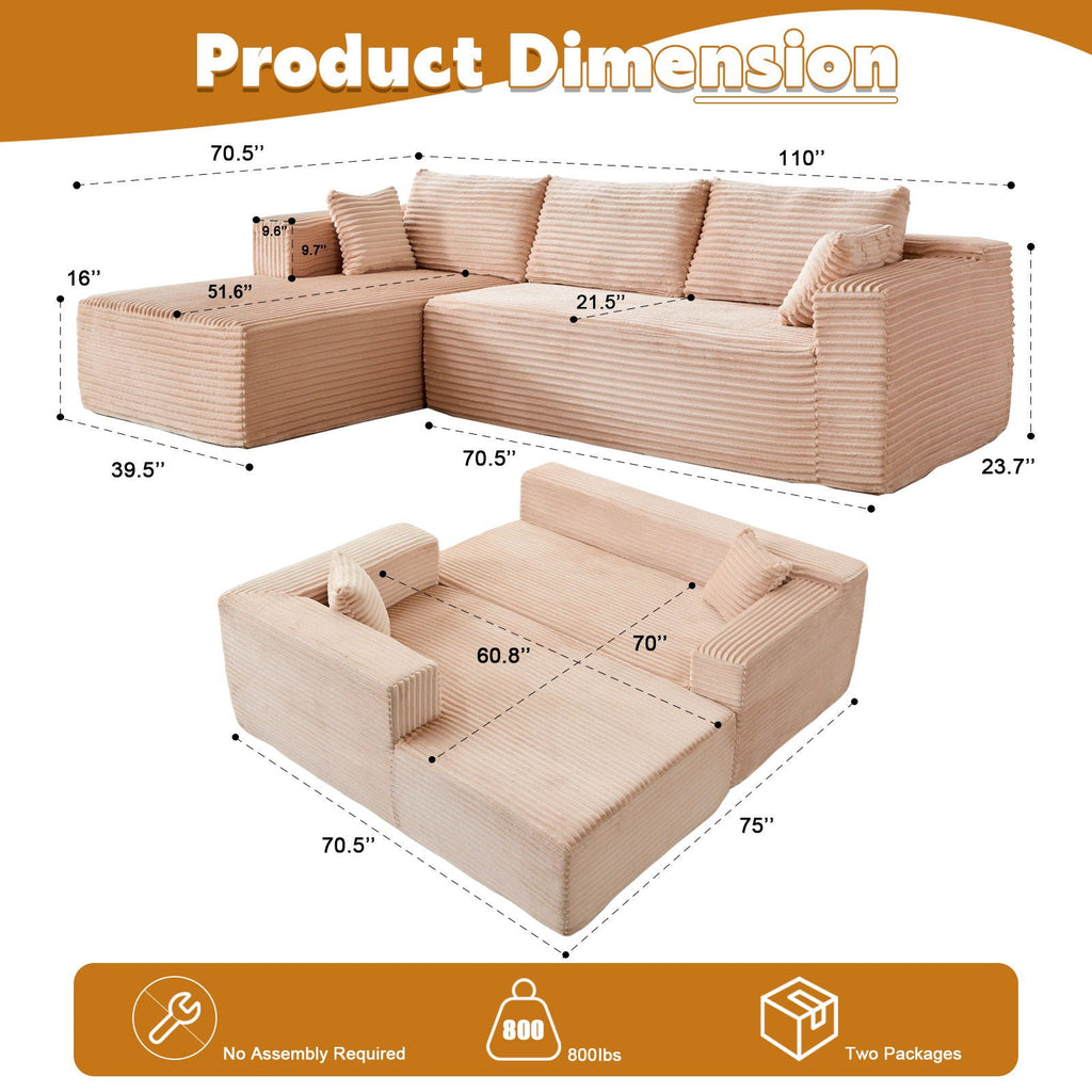 Sectional Couch With Comfy Chaise