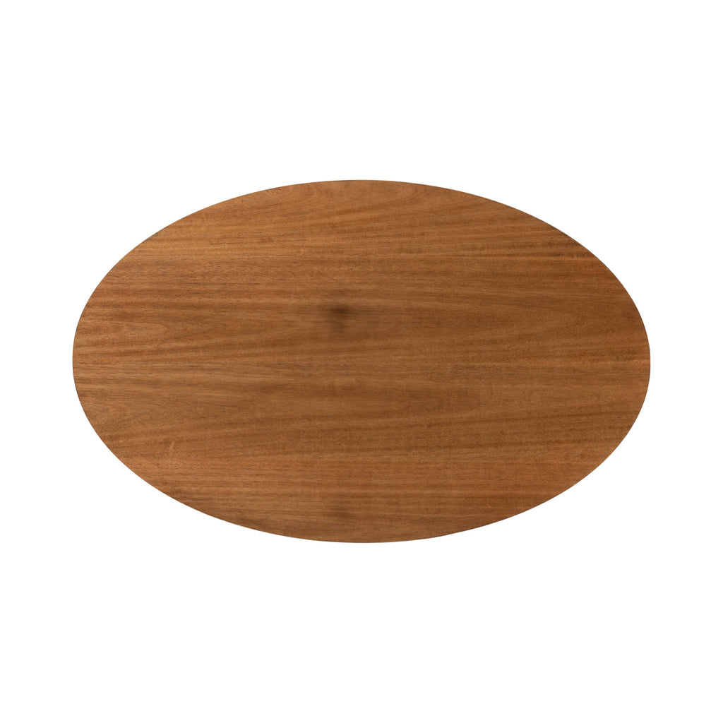Oval Wood Coffee Table