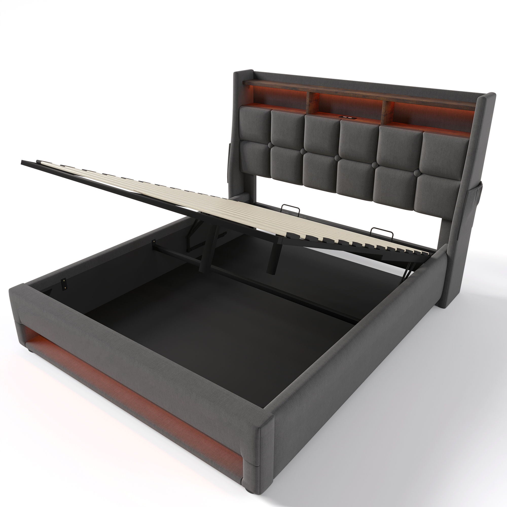 Upholstered Platform Bed Frame