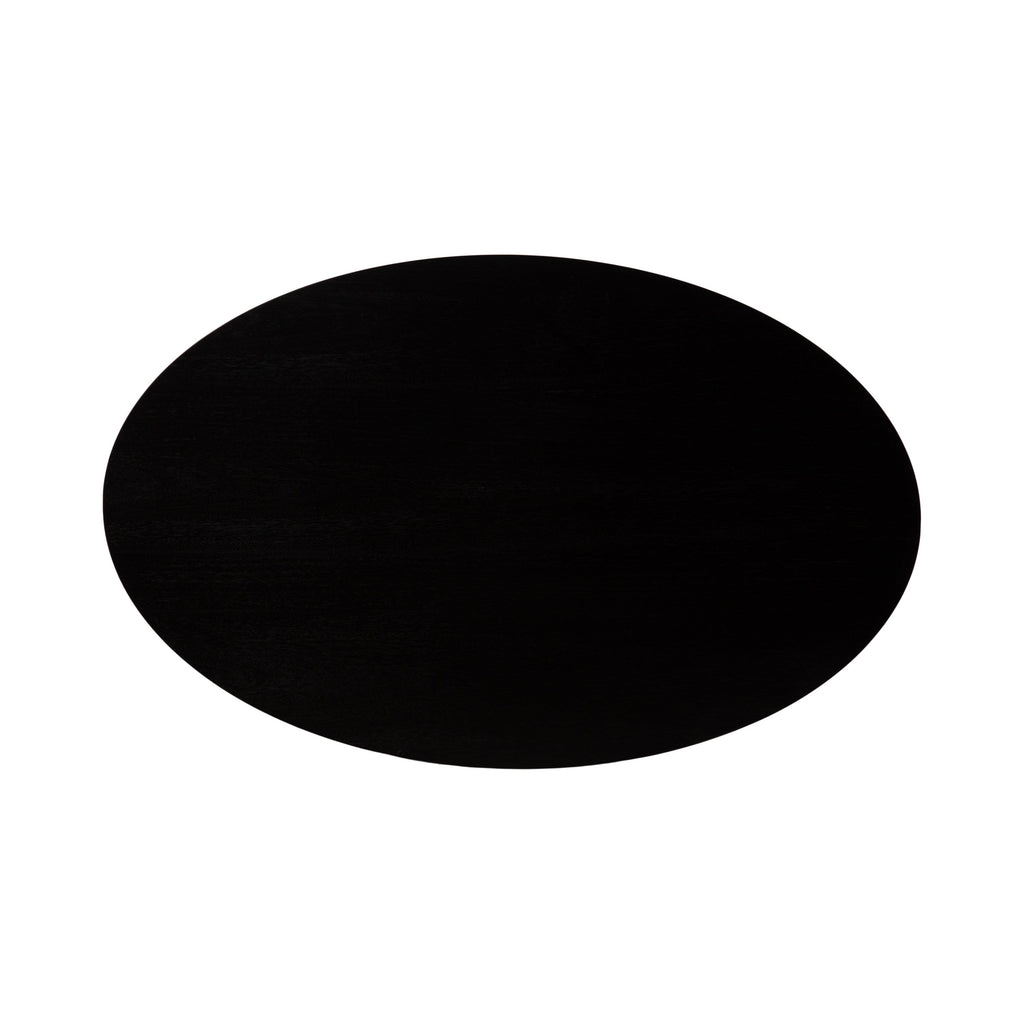 Oval Wood Coffee Table