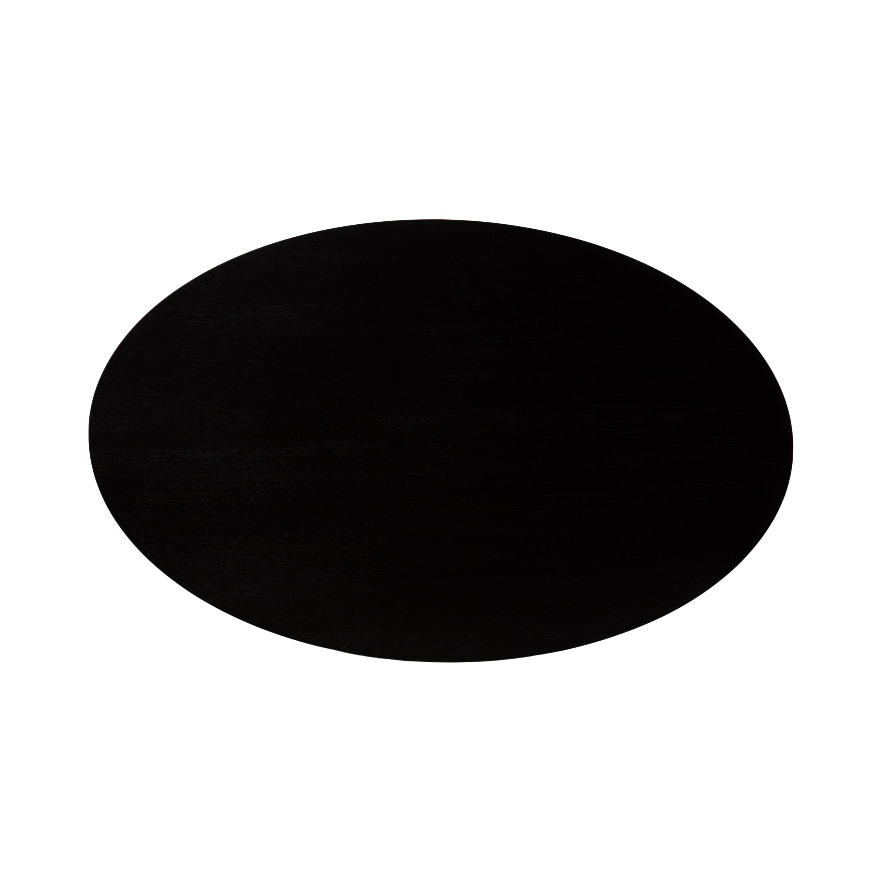 Oval Wood Coffee Table