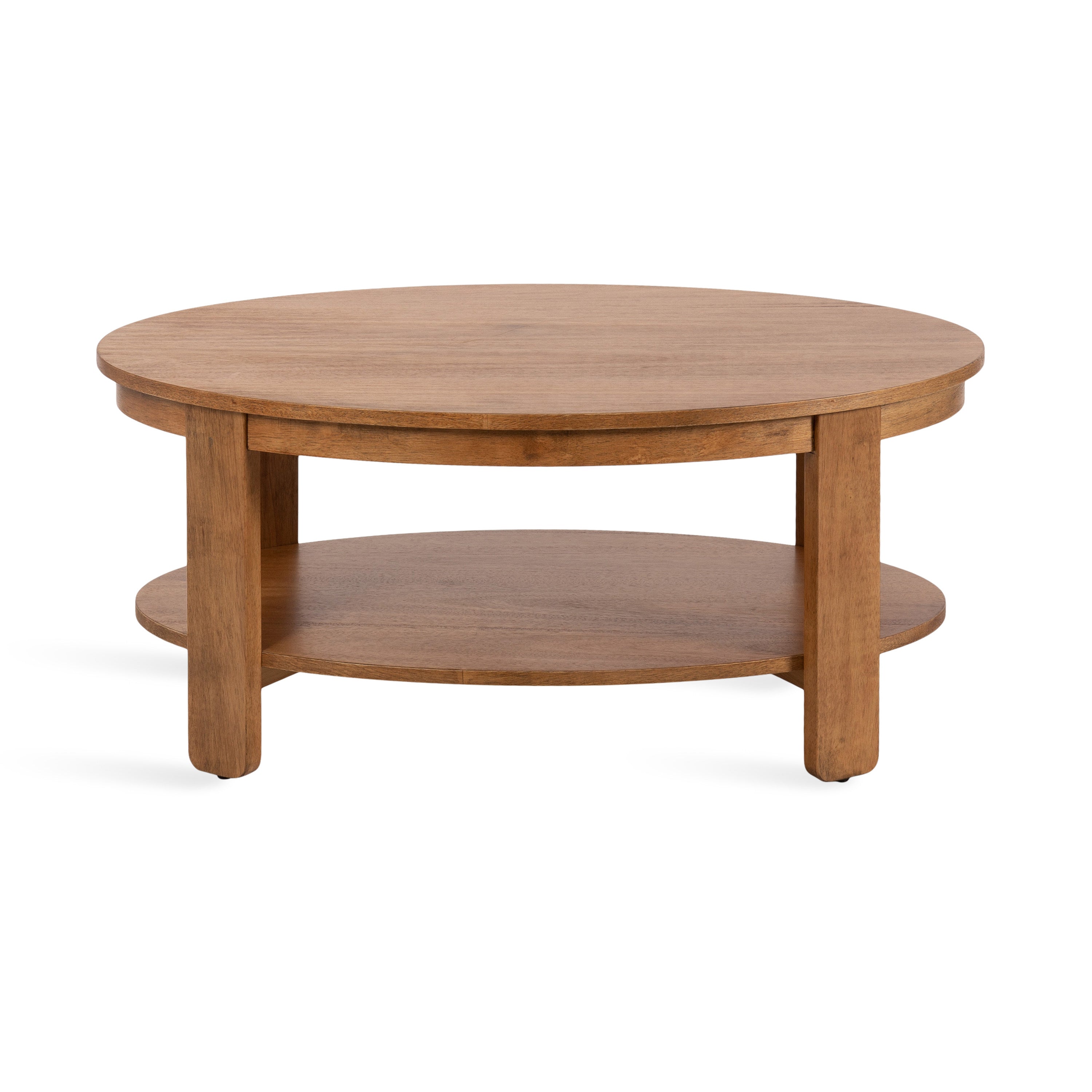 Oval Wood Coffee Table