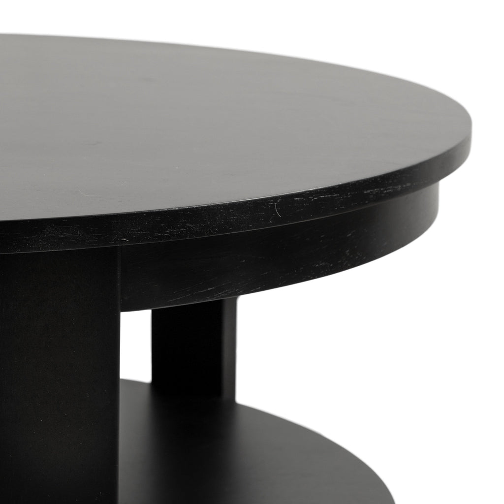 Oval Wood Coffee Table
