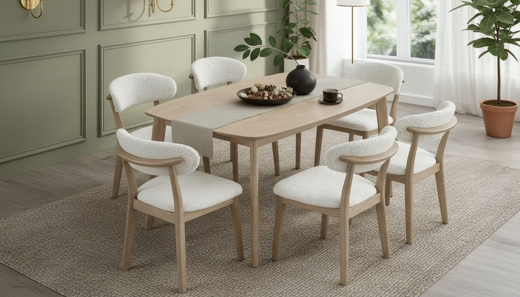 Scandinavian Dining Table Set