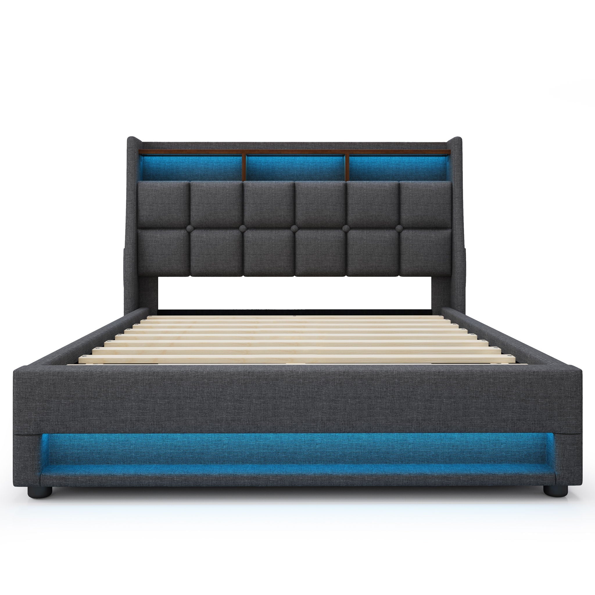 Upholstered Platform Bed Frame
