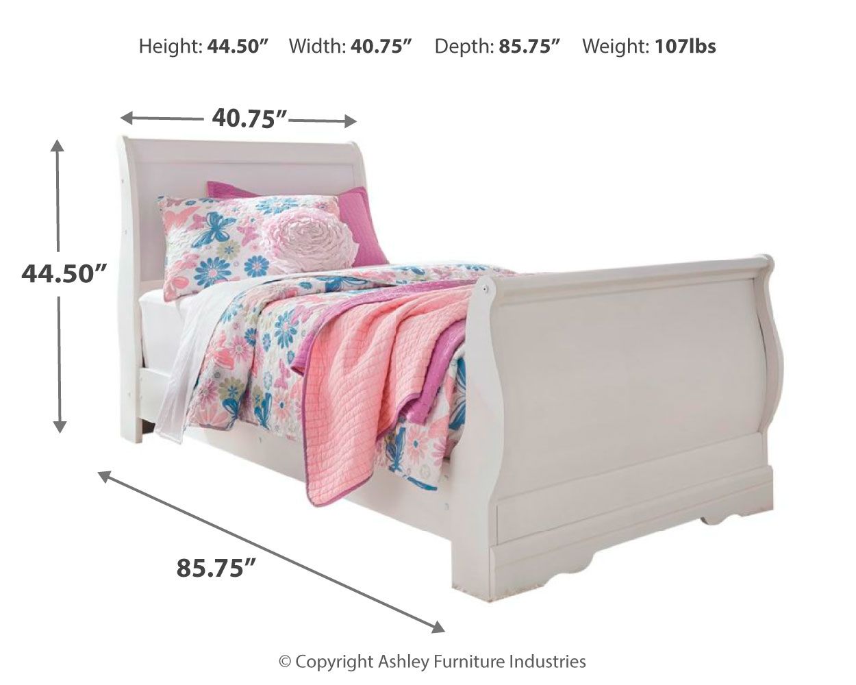 Sleigh Bed Set