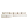 Upholstered Sofa With 2 Chaise Lounge
