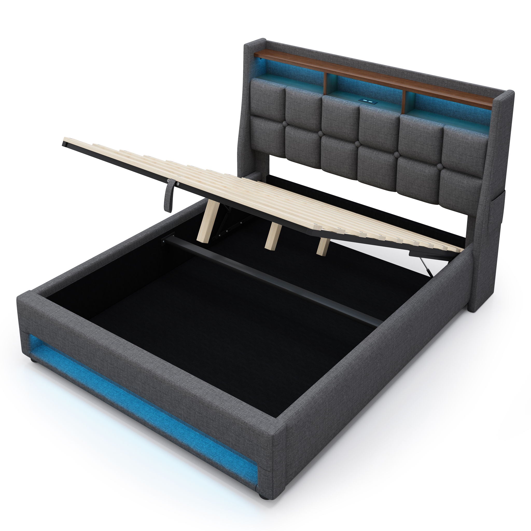 Upholstered Platform Bed Frame
