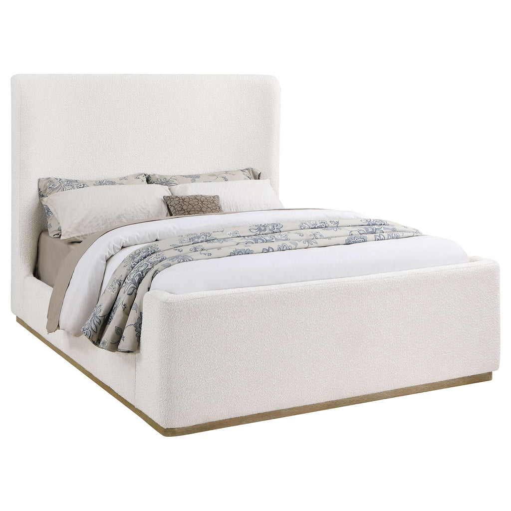 Upholstered Queen Sleigh Bed