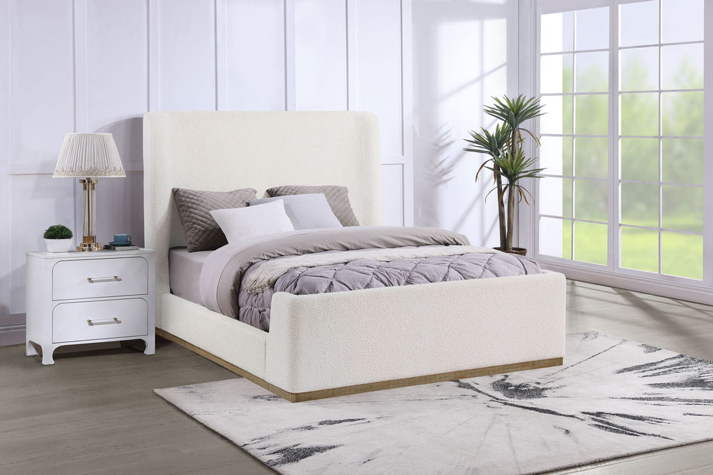 Upholstered Queen Sleigh Bed