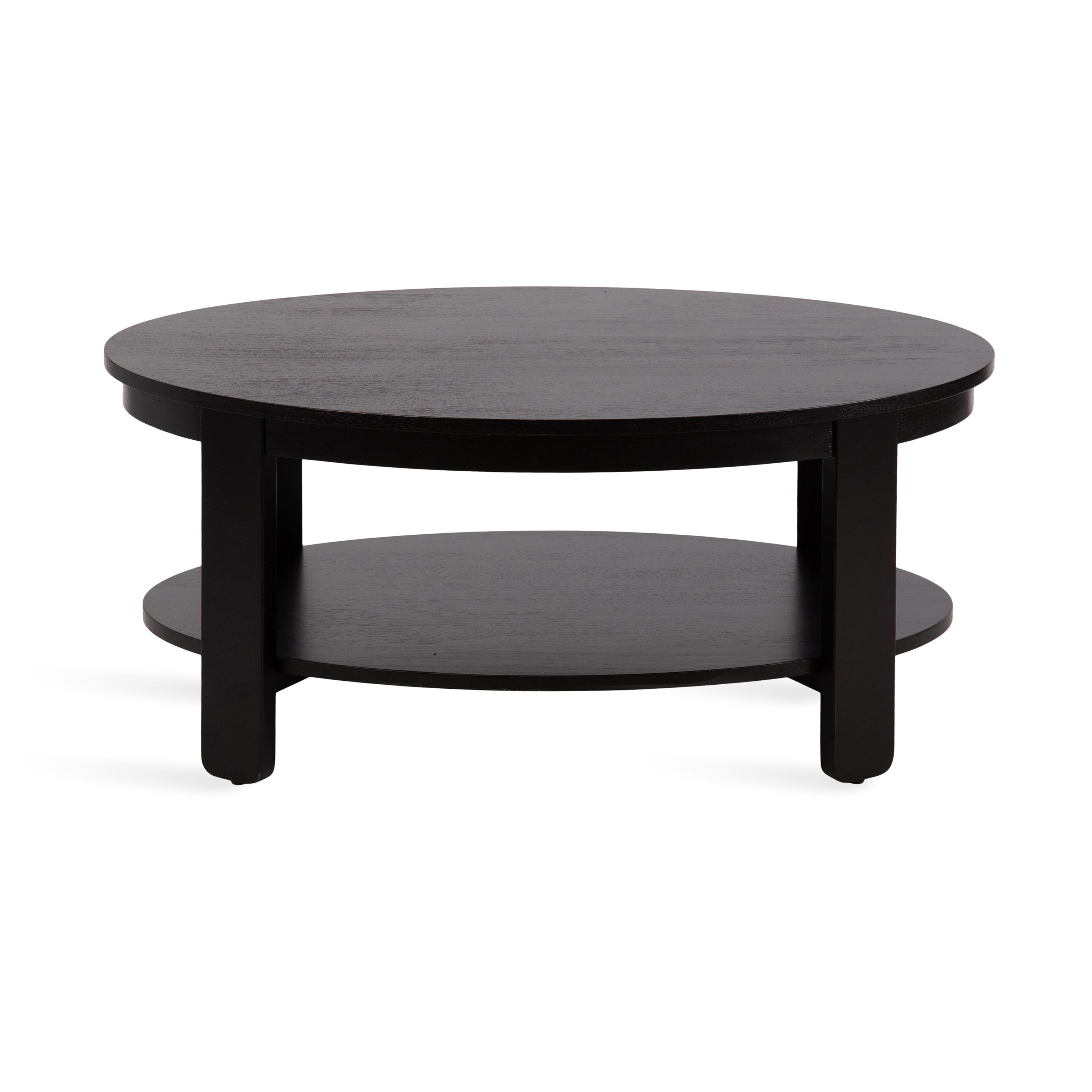 Oval Wood Coffee Table