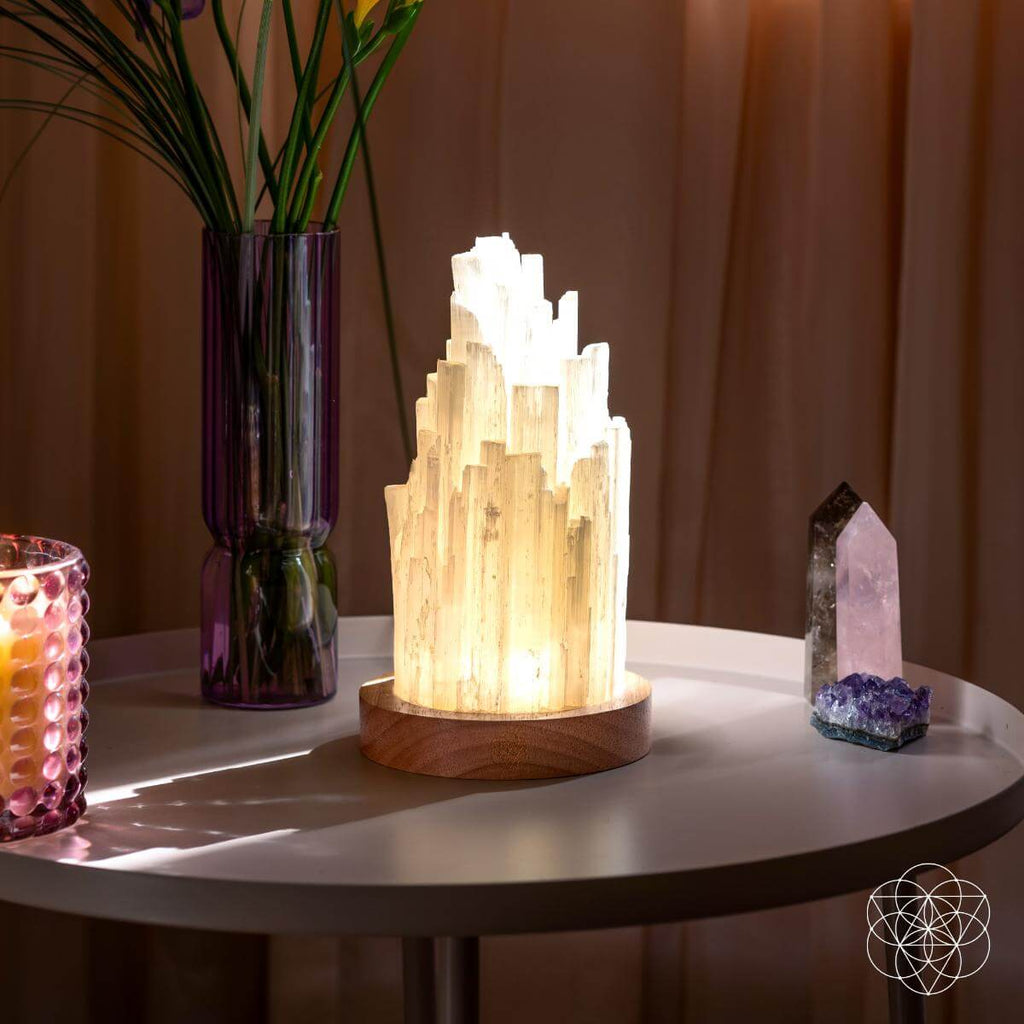 The Cleanse-All Selenite Lamp