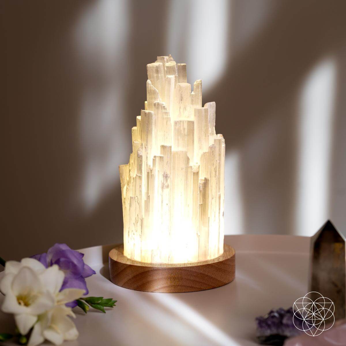 The Cleanse-All Selenite Lamp