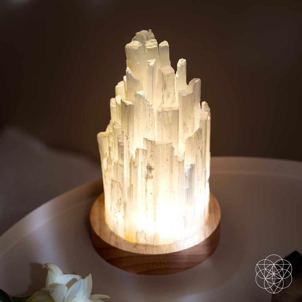 The Cleanse-All Selenite Lamp