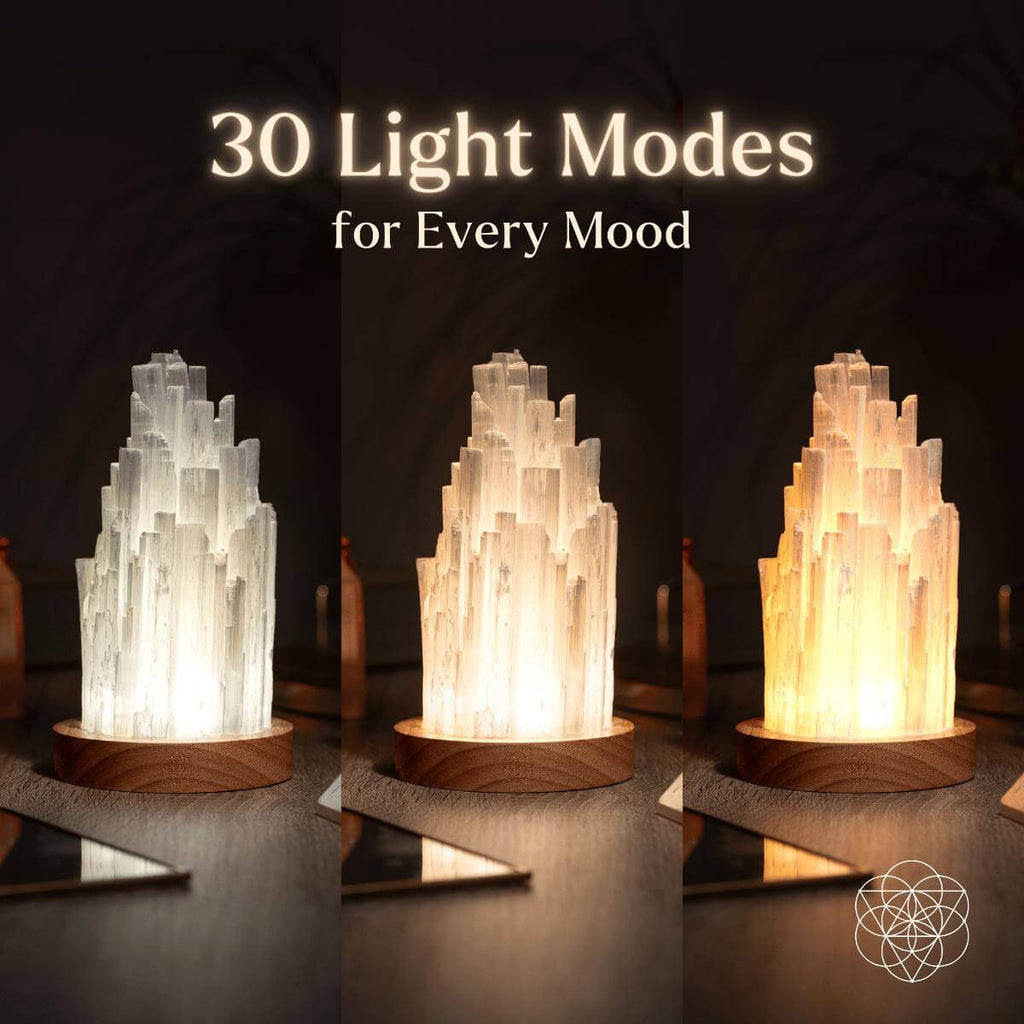 The Cleanse-All Selenite Lamp